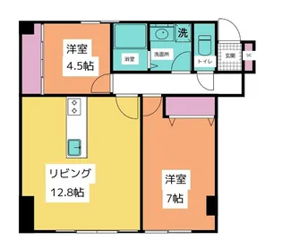 メゾンアミィ【3階】の間取り