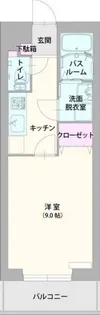 アロッジオ淵野辺II【1階】の間取り
