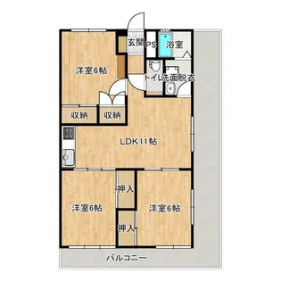 高知県高知市百石町2【マンション】の間取り