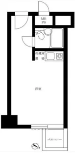 ソフトタウン赤坂【6階】の間取り