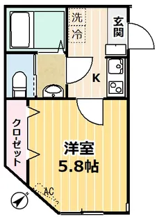 レグレス【2階】の間取り