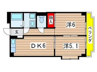 ダイワプラザ都【3階】の間取り