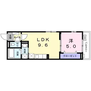 アルバ八尾【2階】の間取り