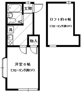澤野ハイツ【1階】の間取り