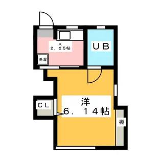 ホワイトハイムB【1階】の間取り