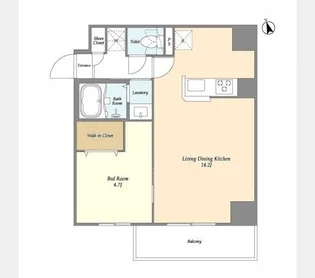 アルファコート綾瀬3【8階】の間取り