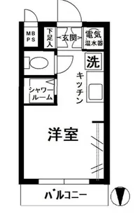 朝日八丁堀マンション【5階】の間取り