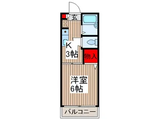 フォーブル西浦和【2階】の間取り