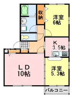 パセオ青葉の森参番館【2階】の間取り