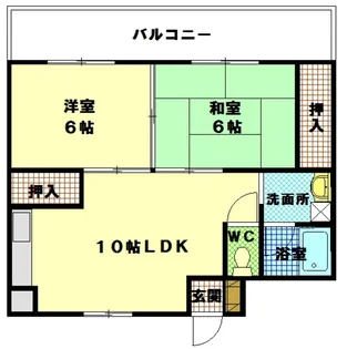 レジデンス森下【4階】の間取り
