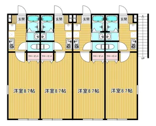 プレミア高尾【1階】の間取り