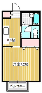 シャトルクレストK【1階】の間取り