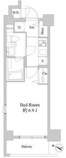 ドゥーエ新川崎【2階】の間取り