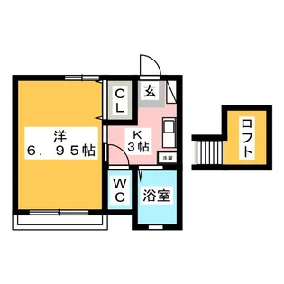 セント・ハイム【2階】の間取り