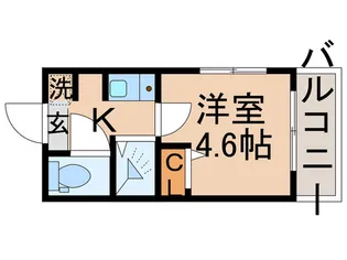 plumas東馬込【1階】の間取り