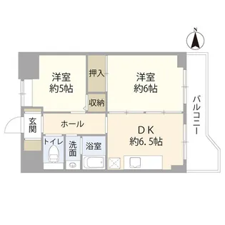 グランドール【6階】の間取り