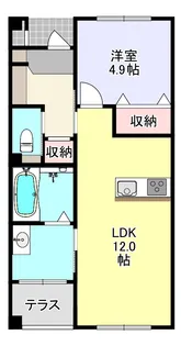 Ortensia(オルテンシア)【2階】の間取り