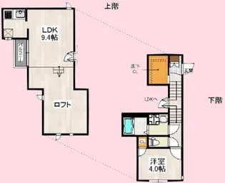 CB東宮原リーザ【2階】の間取り