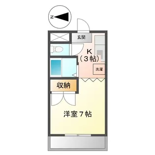 メープルヒルズ【2階】の間取り