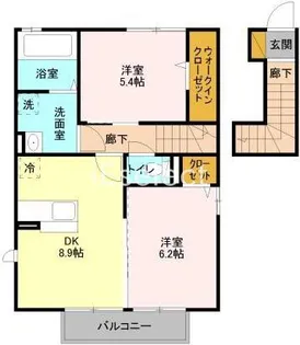 シャルマン【2階】の間取り