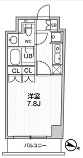 ディームス麻布狸穴町【1階】の間取り