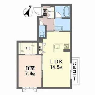シャーメゾン パン サンク【2階】の間取り