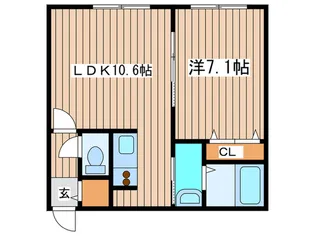 グランメールLeo【3階】の間取り