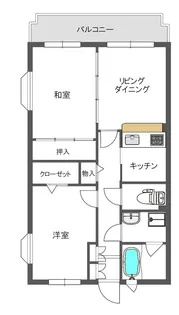 サンライズ伊興【3階】の間取り