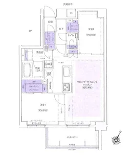 KDXレジデンス横濱紅葉坂【3階】の間取り