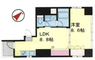GINZA HOUSE【9階】の間取り