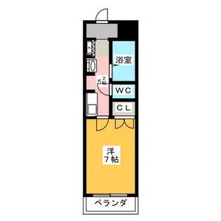 メゾンドソレイユ【2階】の間取り