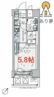 リライア横濱関内【3階】の間取り