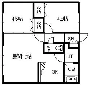 K’sマンション【2階】の間取り