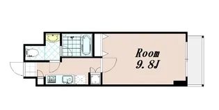 クリスタルグランツ京都高辻【6階】の間取り