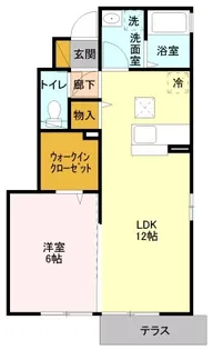 リヴェール【1階】の間取り
