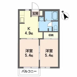 ビアーレ・M A【2階】の間取り