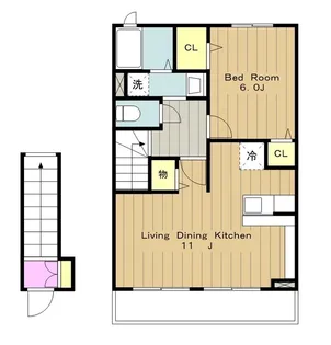 プランドール【2階】の間取り