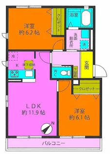 アットスタイル【1階】の間取り