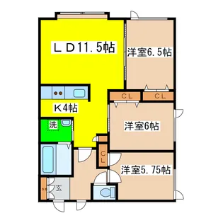 Very愛国【2階】の間取り