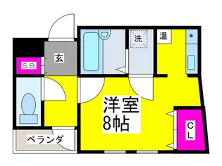 エンゼルハイム鳳【3階】の間取り