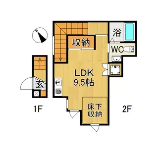 Owl Flat【2階】の間取り