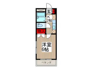 コスモハイツ【1階】の間取り