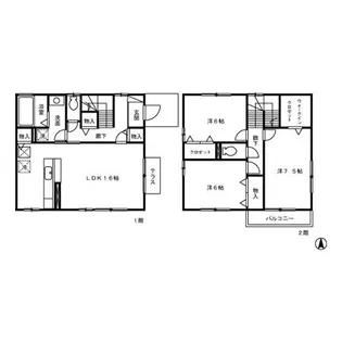 オークIの間取り