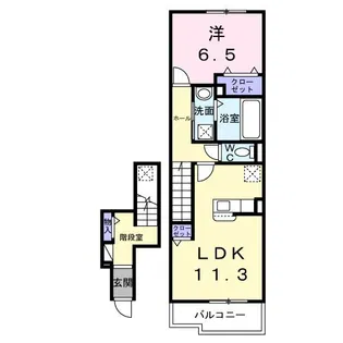エレガンス メゾン II【2階】の間取り