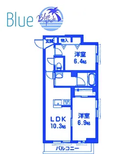 the Greenmaount【2階】の間取り