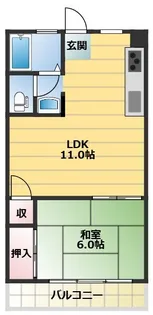 メゾンフタヤ【2階】の間取り