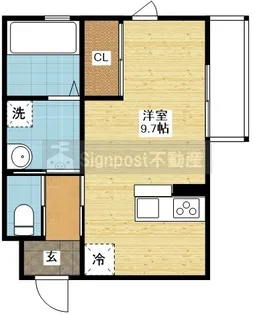 Signpostサジタリウス【2階】の間取り