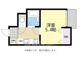 オビラ鶴見【1階】の間取り