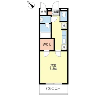 LAND ROAD7【1階】の間取り