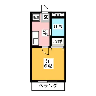 エコーハイツ英【2階】の間取り